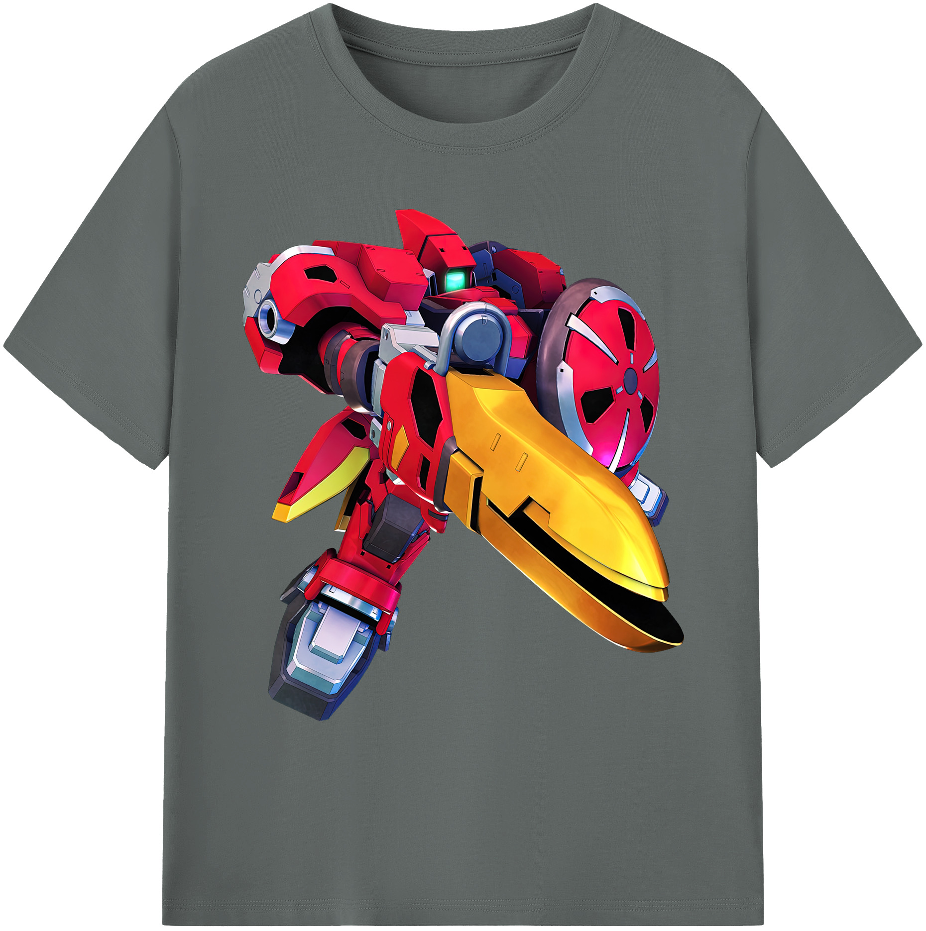 （画像用） 機動戦士ガンダム Mobile Suit Gundam 綿100％ メンズ半袖Tシャツ｜肌触りやわらか＆通気性